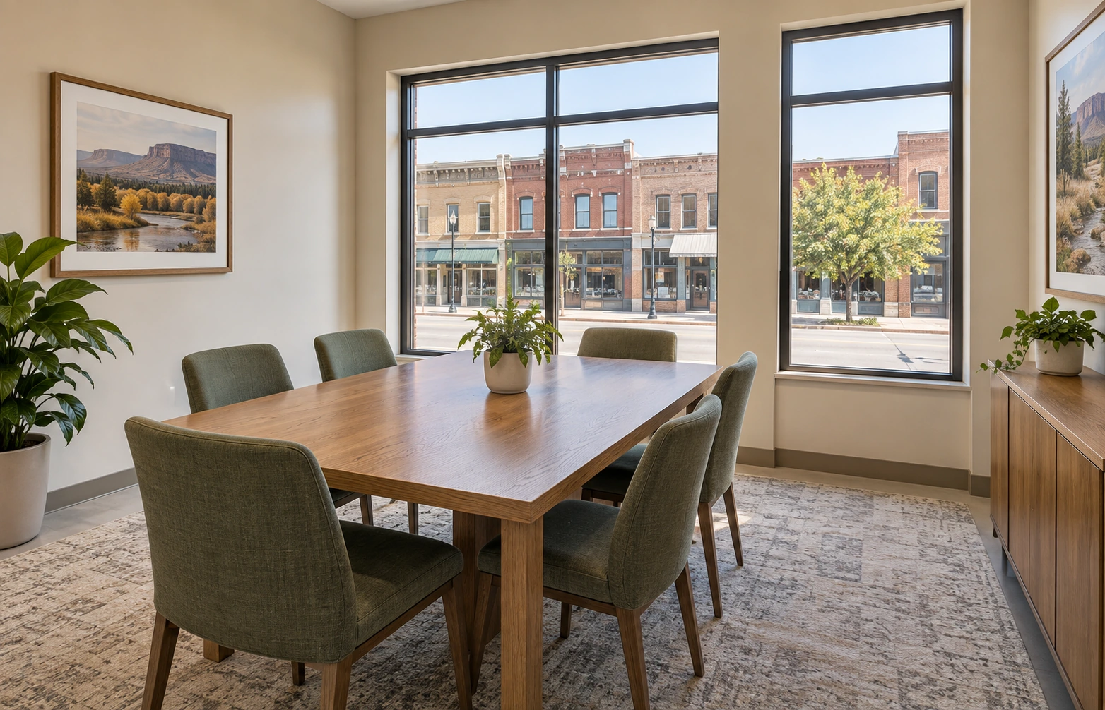 A clean space makes a good impression.